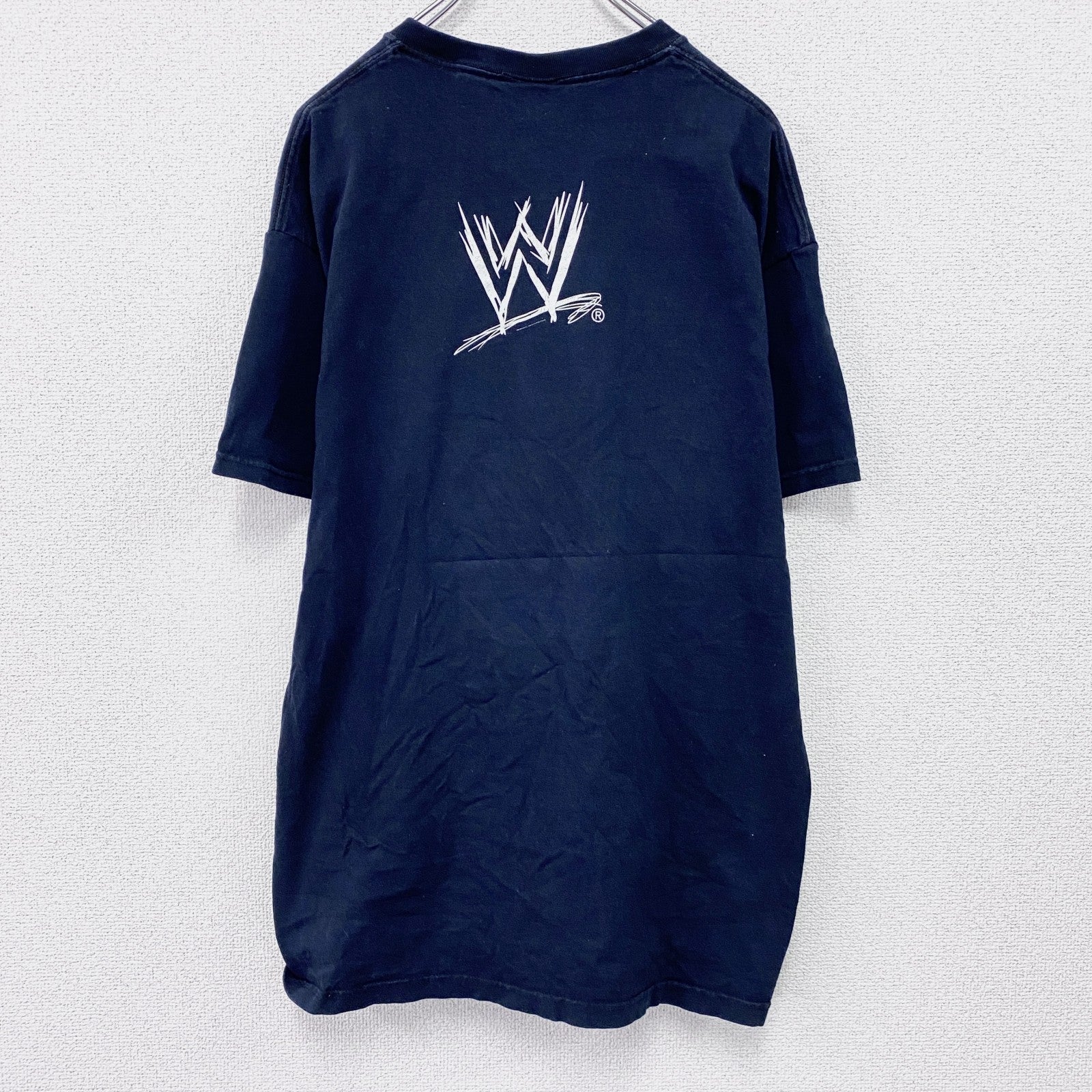 ～00s　FRUIT OF THE LOOM　WWE　UNDERTAKER　アンダーテイカー　半袖プリントTシャツ　プロレスT　人物T　黒　ブラック　XLサイズ