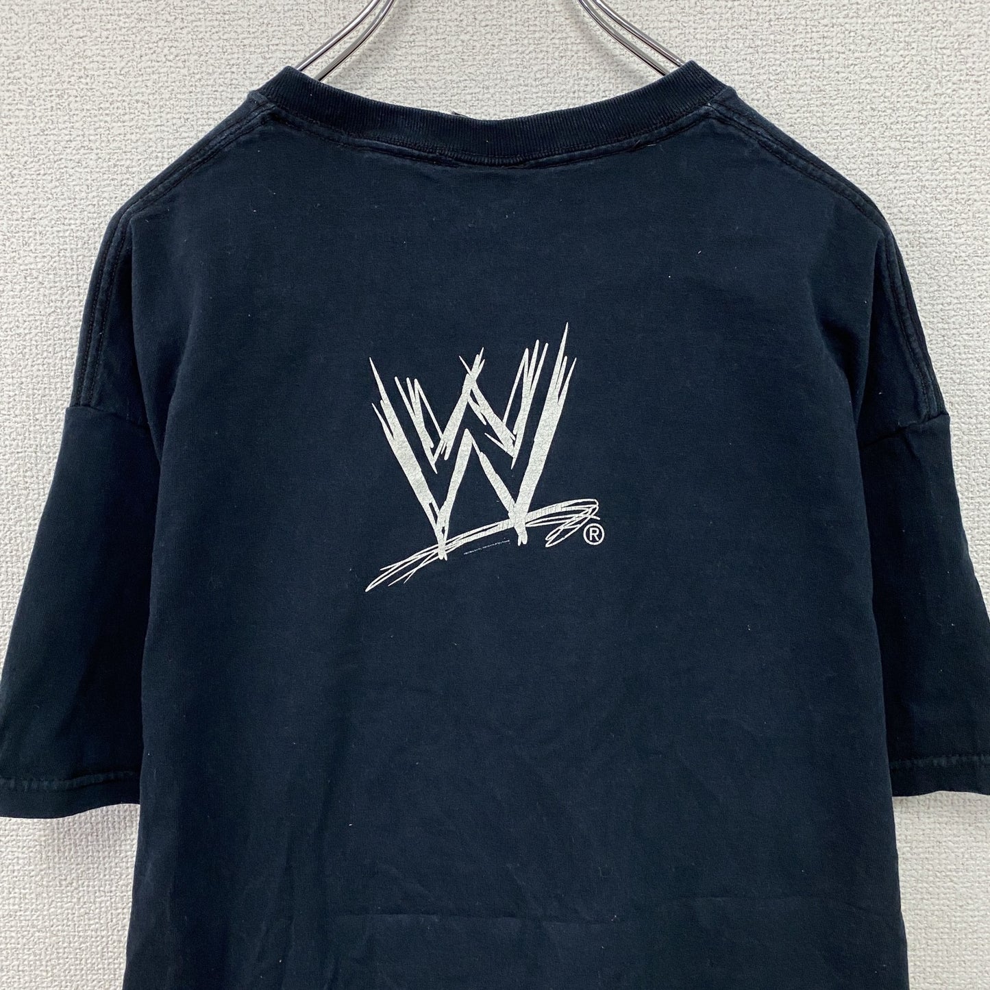 ～00s　FRUIT OF THE LOOM　WWE　UNDERTAKER　アンダーテイカー　半袖プリントTシャツ　プロレスT　人物T　黒　ブラック　XLサイズ