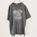 HARLEY DAVIDSON　ハーレーダビッドソン　半袖プリントTシャツ　灰色　グレー　Lサイズ