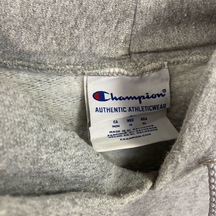 champion　チャンピオン　プリントスウェットパーカー/フーディー　WISCONSIN　グレー　Mサイズ