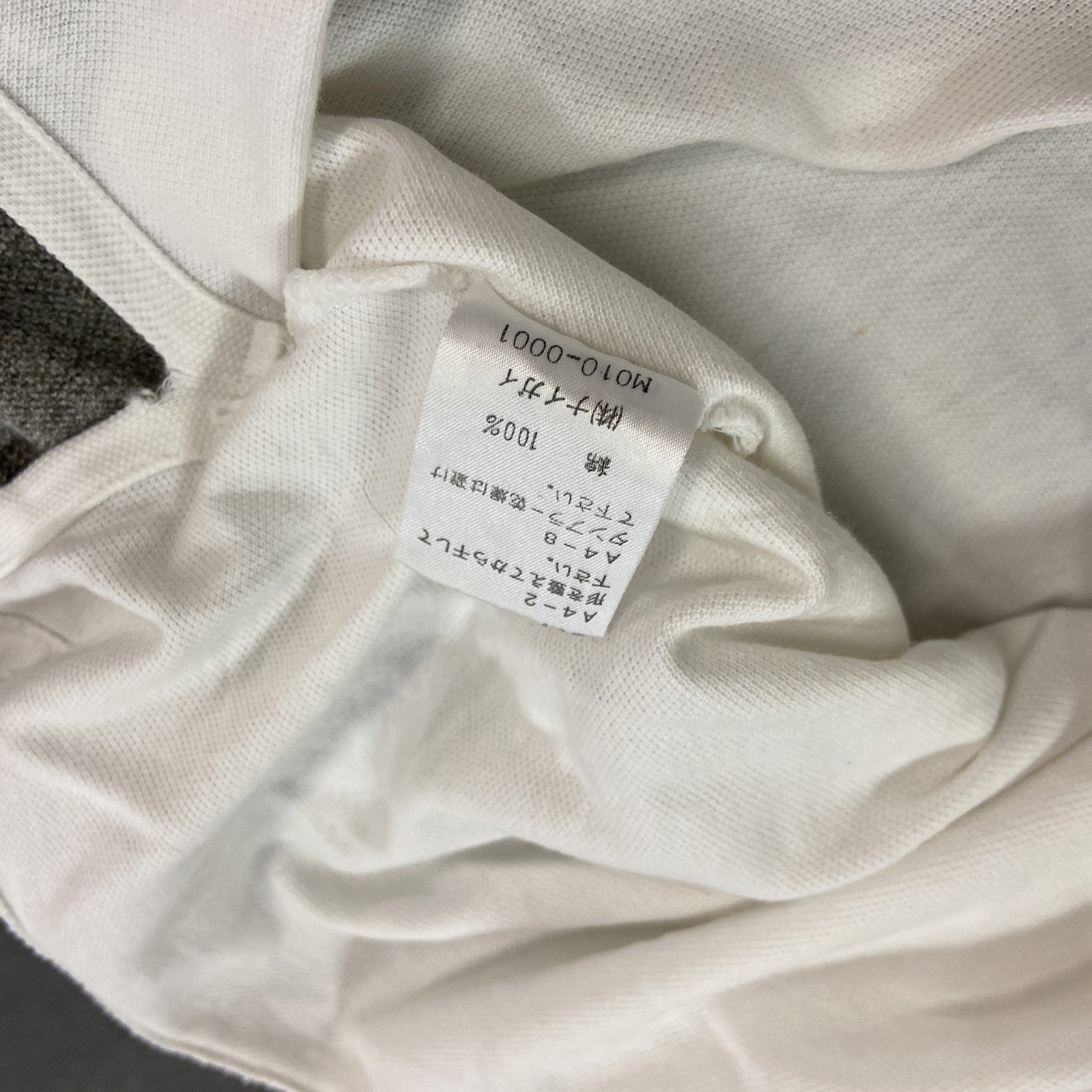 POLO SPORT　ポロスポーツ　半袖ポロシャツ　バイカラー　白　ホワイト　紺　ネイビー　Mサイズ