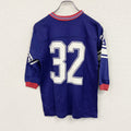 ALLPRO　オールプロ　ユニフォームTシャツ　6分袖　番号　青　ブルー　Lサイズ