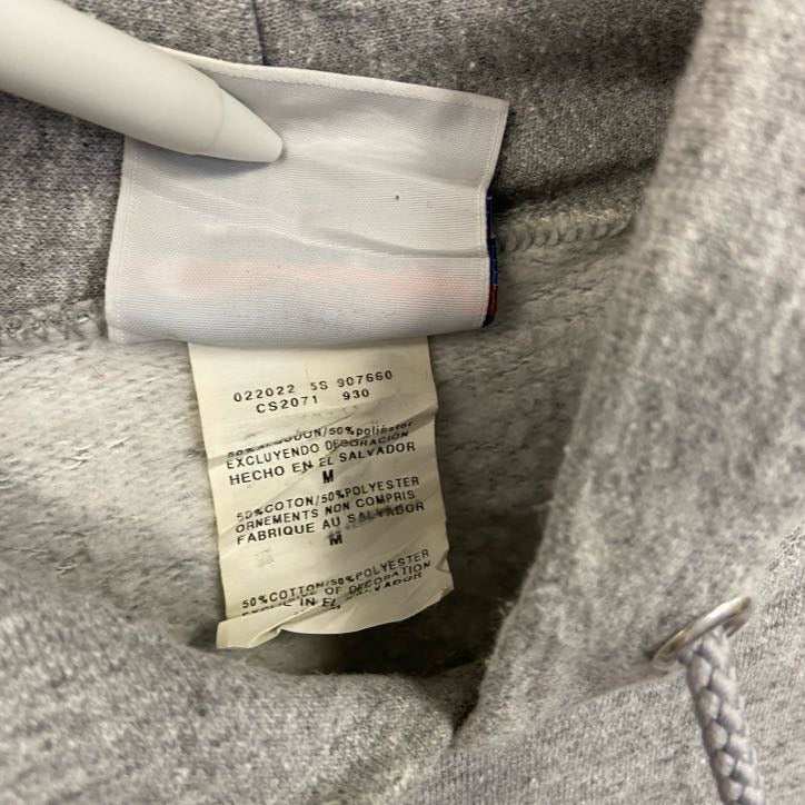 champion　チャンピオン　プリントスウェットパーカー/フーディー　WISCONSIN　グレー　Mサイズ