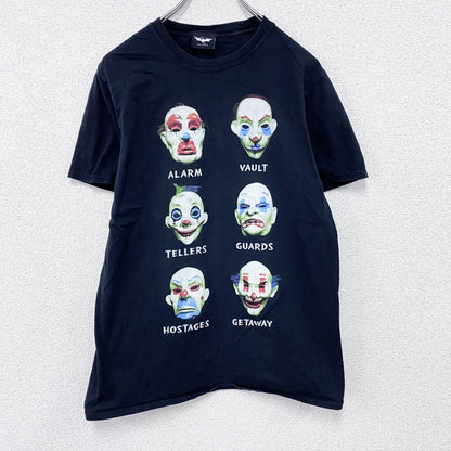 GILDAN　THE DARK KNIGHT　ダークナイト　バットマン　ジョーカー　半袖プリントTシャツ　ムービーT　黒　ブラック　Mサイズ