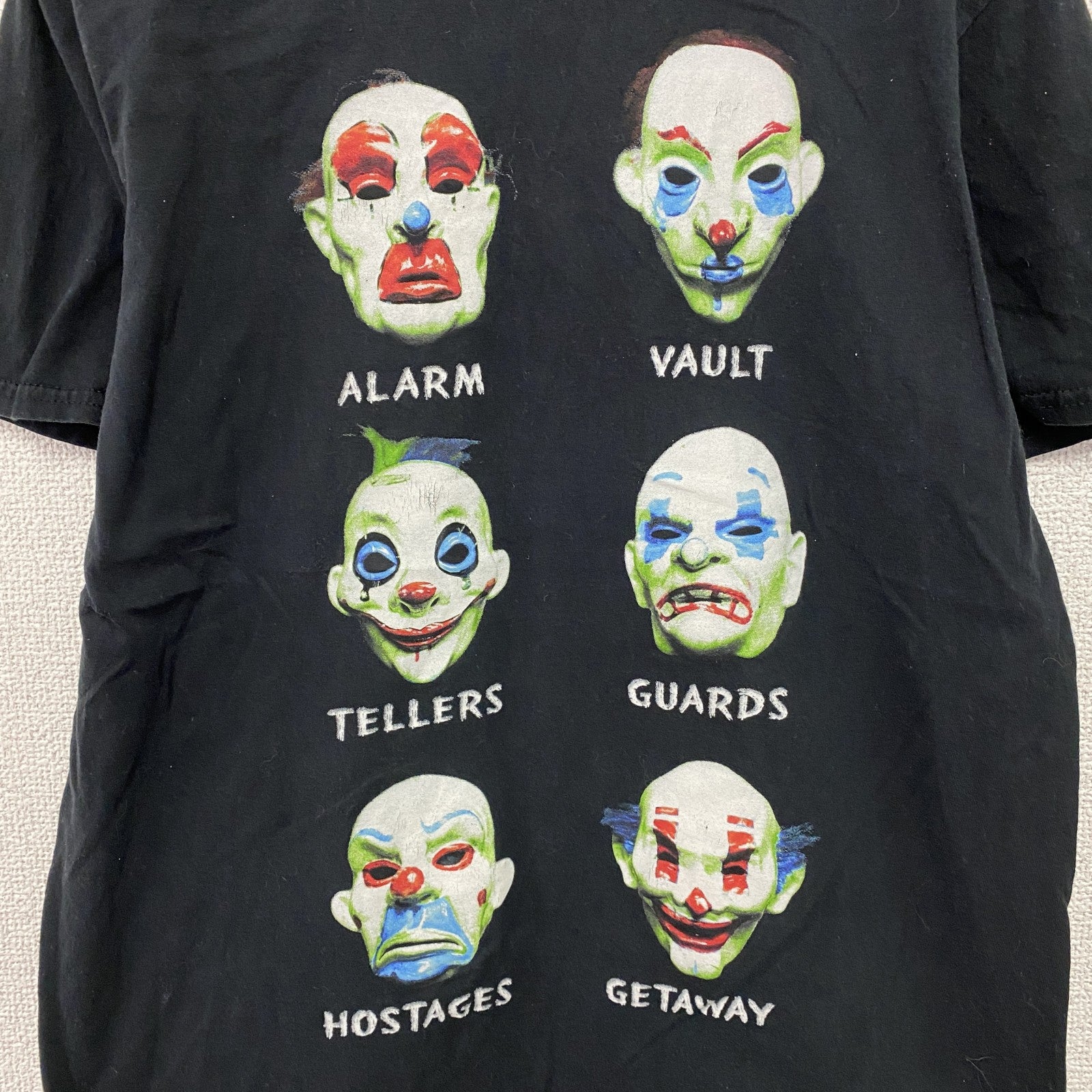 GILDAN　THE DARK KNIGHT　ダークナイト　バットマン　ジョーカー　半袖プリントTシャツ　ムービーT　黒　ブラック　Mサイズ
