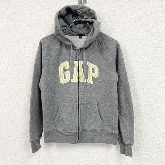 GAP　ギャップ　フルジップスウェットパーカー/フーディー　灰色　グレー　Mサイズ