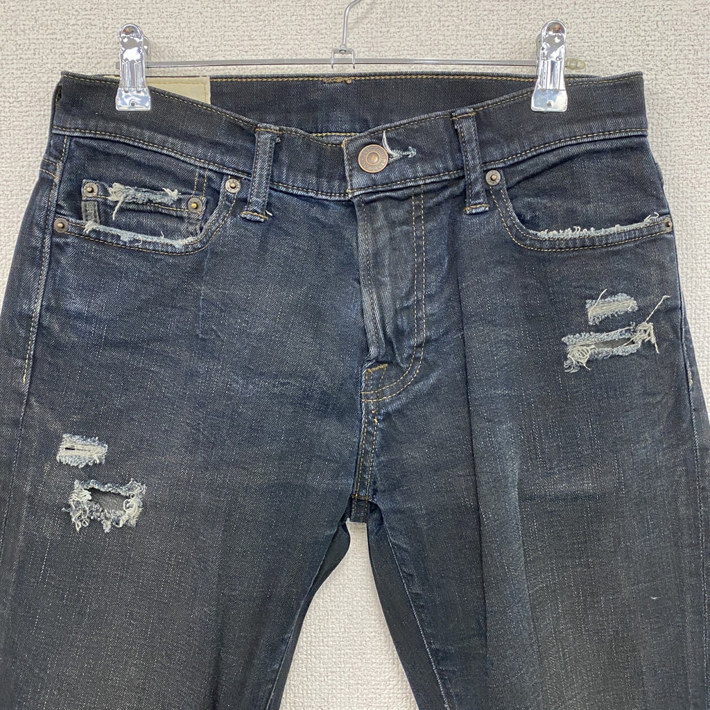 Abercrombie&Fitch　アバクロンビー&フィッチ　デニムパンツ/ジーンズ　ジップフライ　インディゴ　W30サイズ
