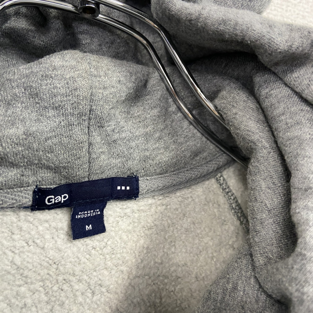 GAP　ギャップ　フルジップスウェットパーカー/フーディー　灰色　グレー　Mサイズ