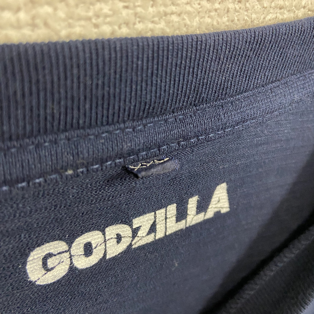 GODZILLA　ゴジラ　半袖ムービープリントTシャツ　紺　ネイビー　XXLサイズ