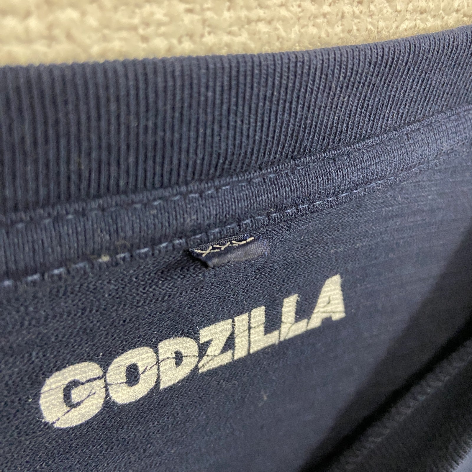 GODZILLA　ゴジラ　半袖ムービープリントTシャツ　紺　ネイビー　XXLサイズ
