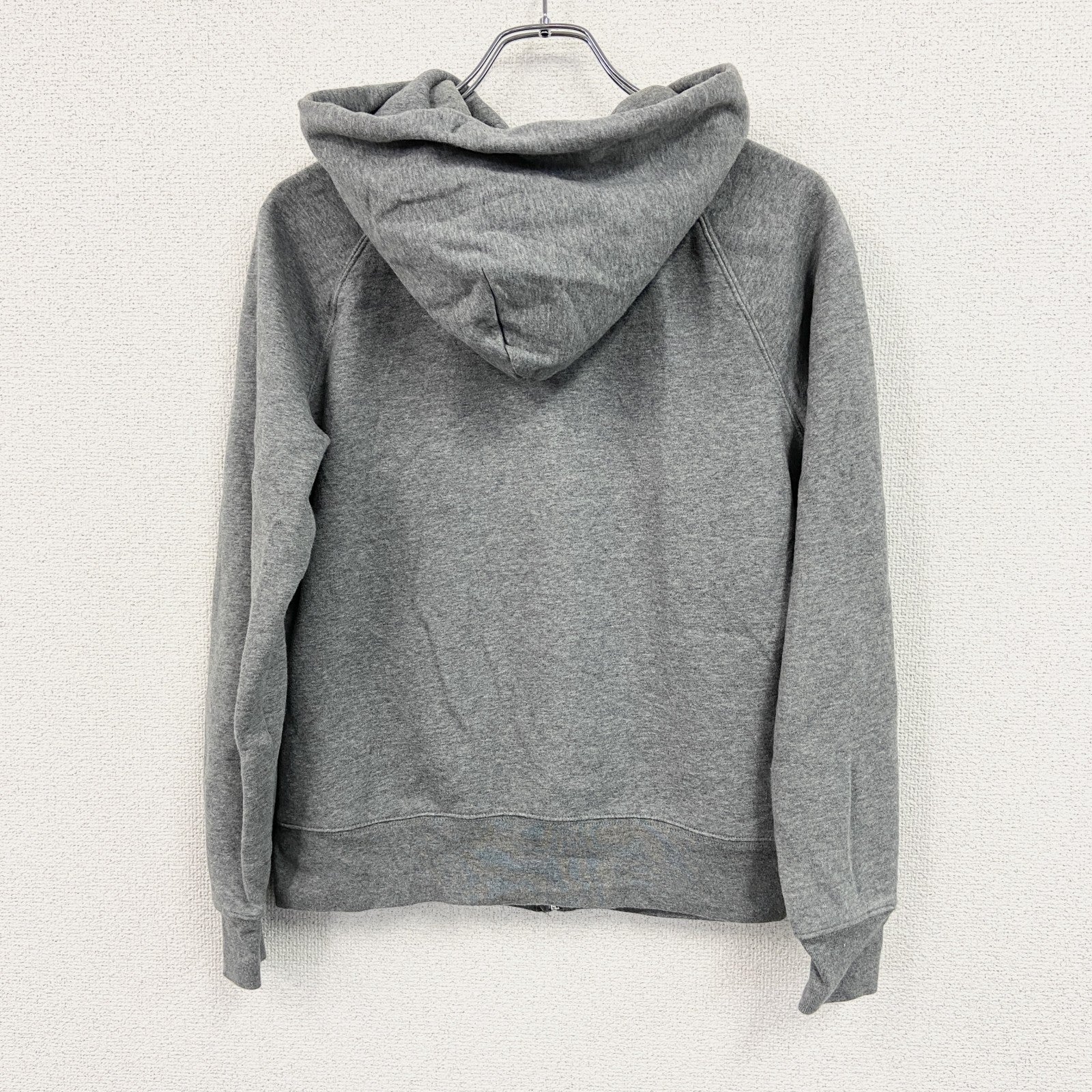 GAP　ギャップ　フルジップスウェットパーカー/フーディー　灰色　グレー　Mサイズ
