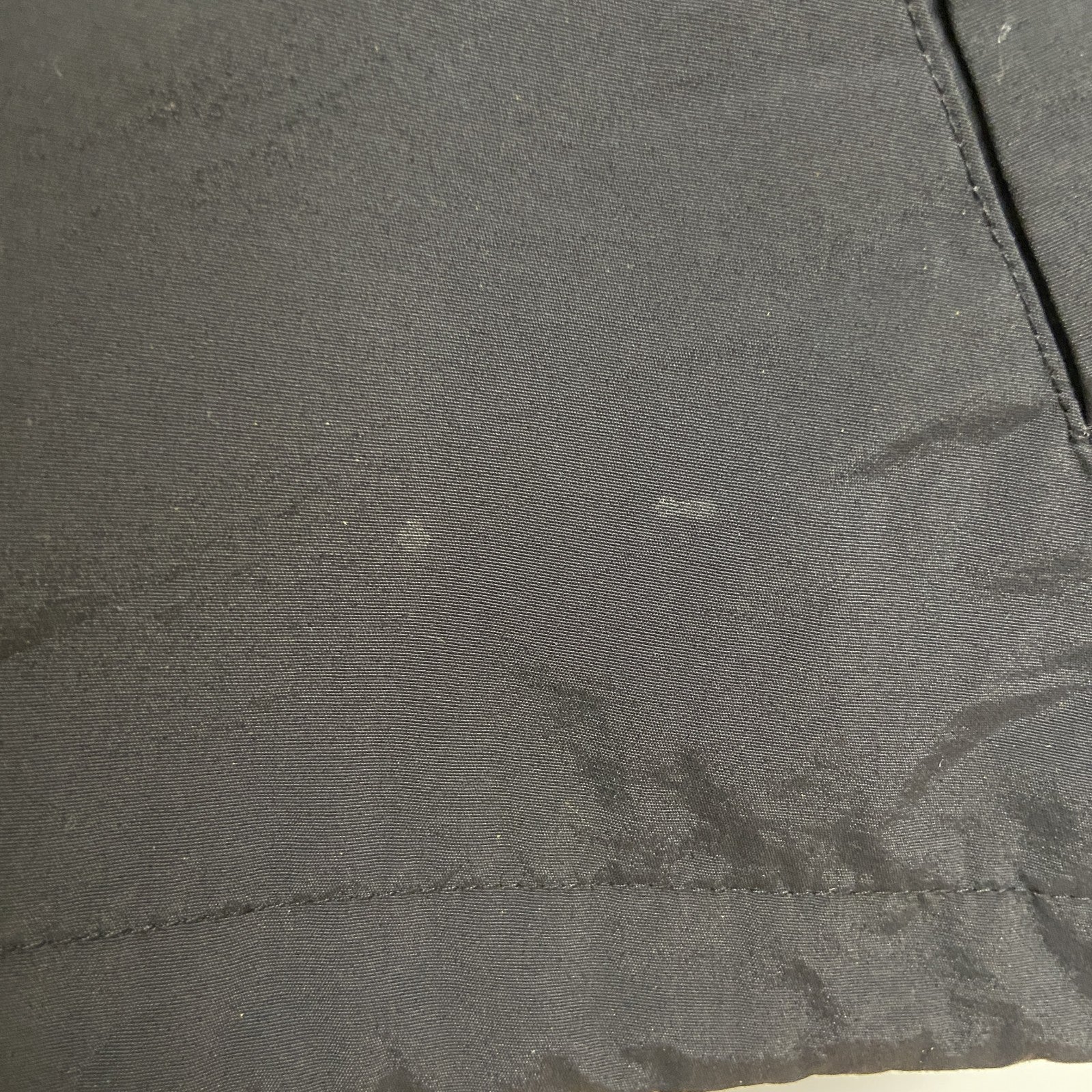 古着 used　長袖ワンポイント刺繍ナイロンジャケット　ライトアウター　バックプリント　レトロ　背番号　蜘蛛　赤　黒　XLサイズ