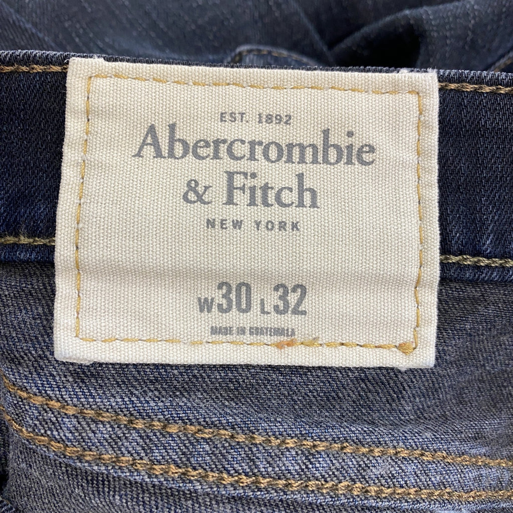 Abercrombie&Fitch　アバクロンビー&フィッチ　デニムパンツ/ジーンズ　ジップフライ　インディゴ　W30サイズ