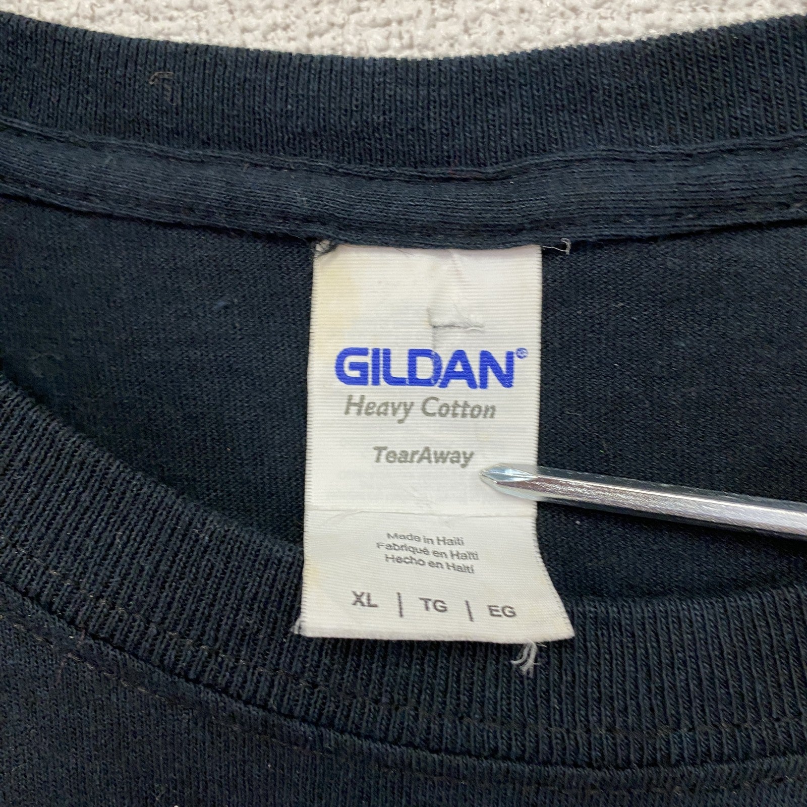 GILDAN　ギルダン　Galileo Galilei　ガリレオガリレイ　半袖プリントTシャツ　人物T　黒　ブラック　XLサイズ