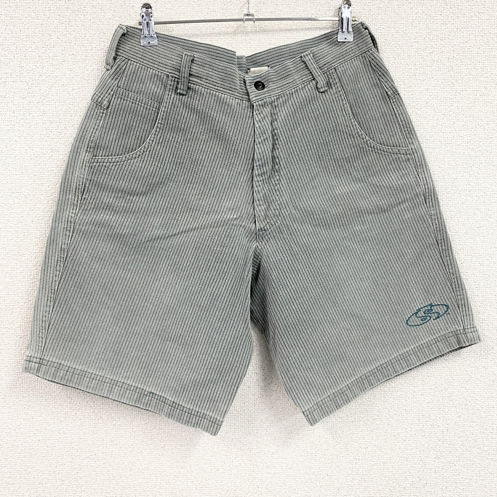 90s～　T&C surf　コーデュロイハーフパンツ/ショートパンツ　ヴィンテージ　灰色　ライトグレー