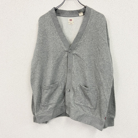 Levi's　リーバイス　スウェットカーディガン　灰色　グレー　Lサイズ