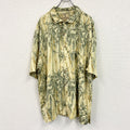 JAMAICA JAXX　半袖シルクシャツ/アロハシャツ　黄色　イエロー　XLサイズ