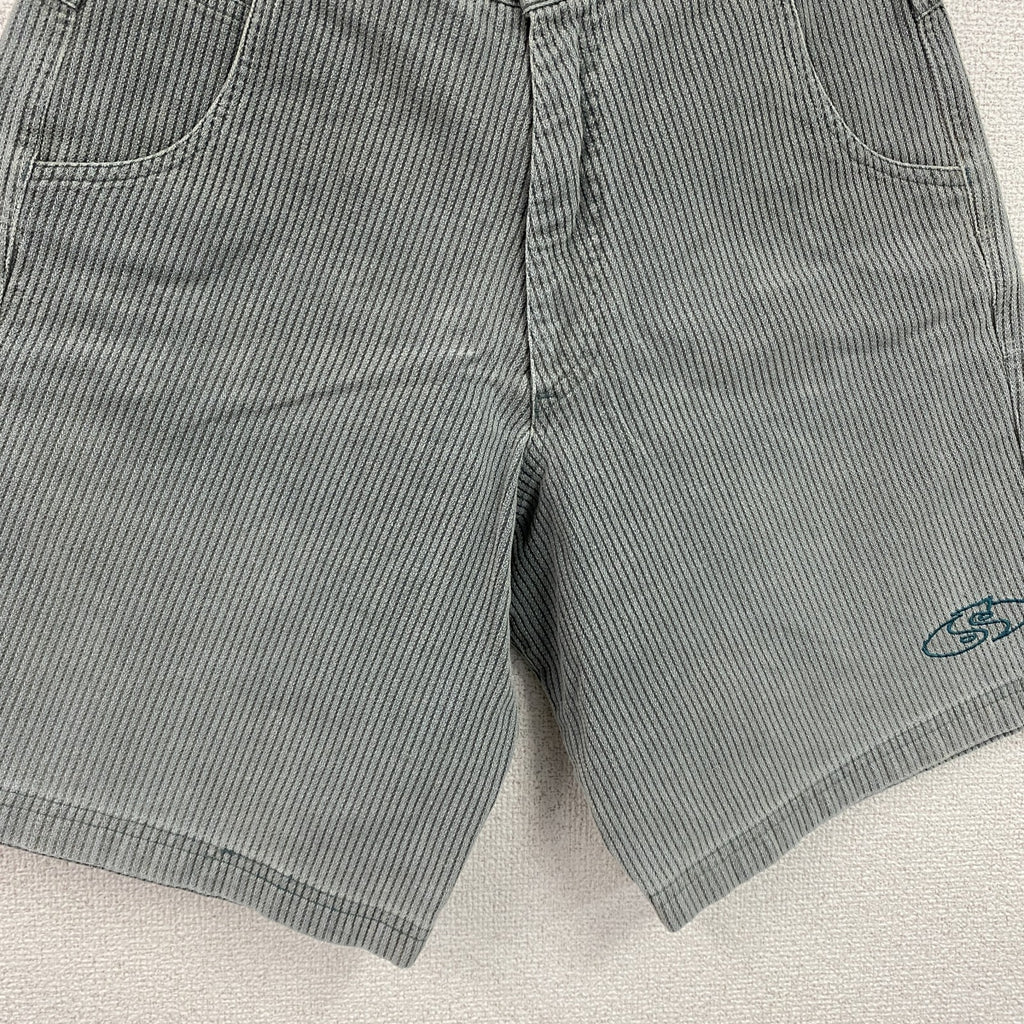 90s～　T&C surf　コーデュロイハーフパンツ/ショートパンツ　ヴィンテージ　灰色　ライトグレー