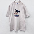 ～00s　gomf　半袖プリントTシャツ　エロT　アニメT　ユーロヴィンテージ　ベージュ　Mサイズ