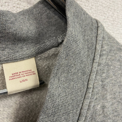 Levi's　リーバイス　スウェットカーディガン　灰色　グレー　Lサイズ