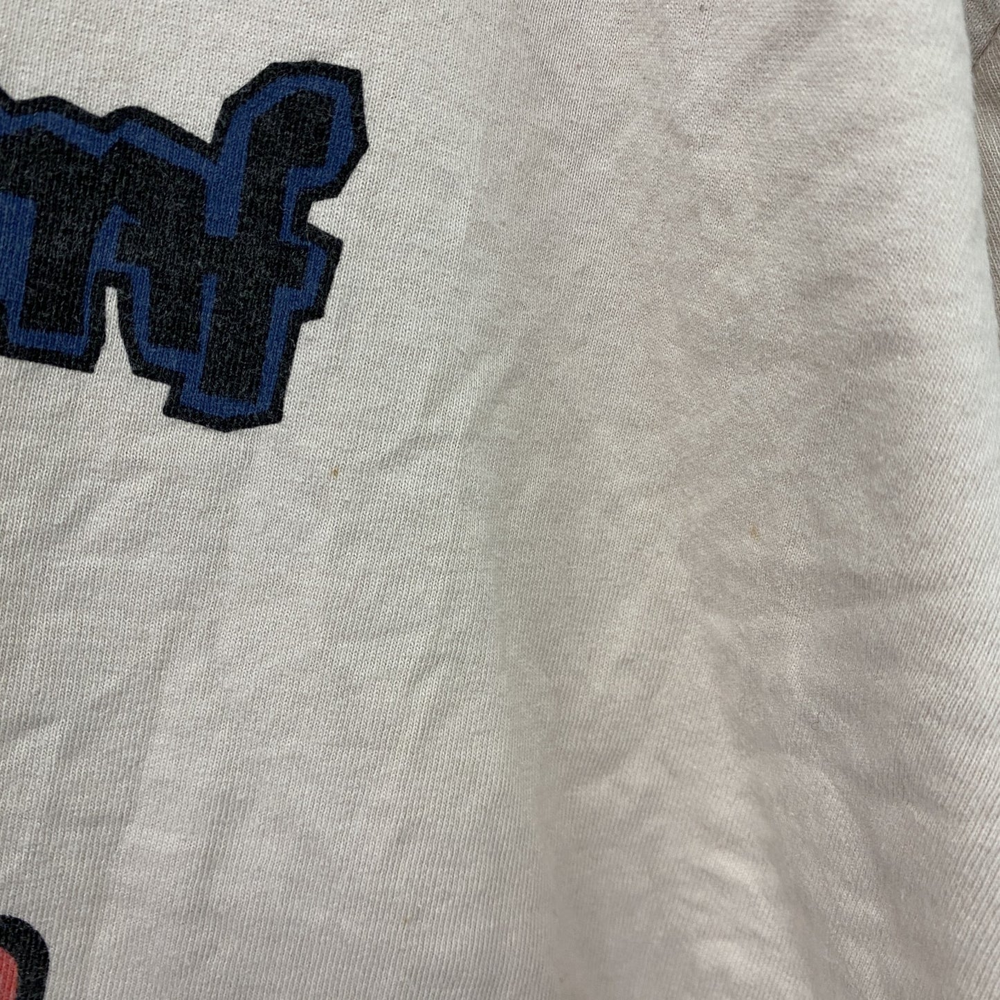 ～00s　gomf　半袖プリントTシャツ　エロT　アニメT　ユーロヴィンテージ　ベージュ　Mサイズ
