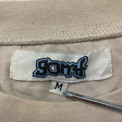 ～00s　gomf　半袖プリントTシャツ　エロT　アニメT　ユーロヴィンテージ　ベージュ　Mサイズ