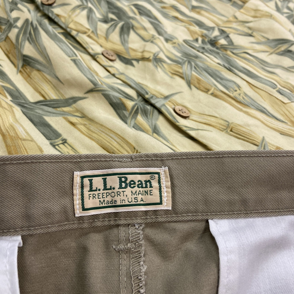 L.L.Bean　エルエルビーン　ハーフパンツ/ショートパンツ　ベージュ　W34サイズ