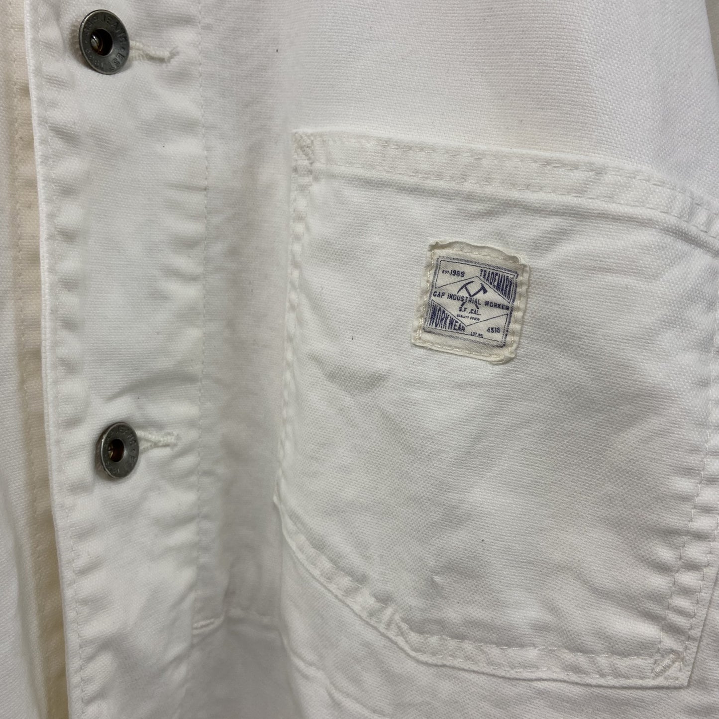 GAP　ギャップ　WORK FORCE　長袖ダウンシャツ　白　ホワイト　Lサイズ