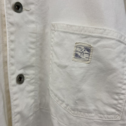 GAP　ギャップ　WORK FORCE　長袖ダウンシャツ　白　ホワイト　Lサイズ