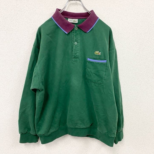 LACOSTE　ラコステ　襟付きスウェット/トレーナー　緑　グリーン　5サイズ
