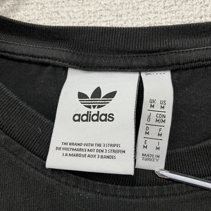 adidas　アディダス　長袖Tシャツ/ロンT　黒　ブラック　Oサイズ