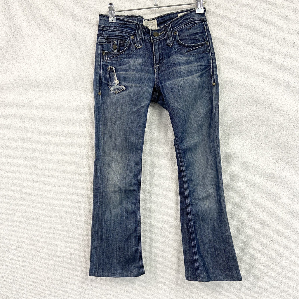TAVERNITI JEANS　タヴェニティージーンズ　デニムパンツジーンズ　ジップフライ　インディゴ　W24サイズ