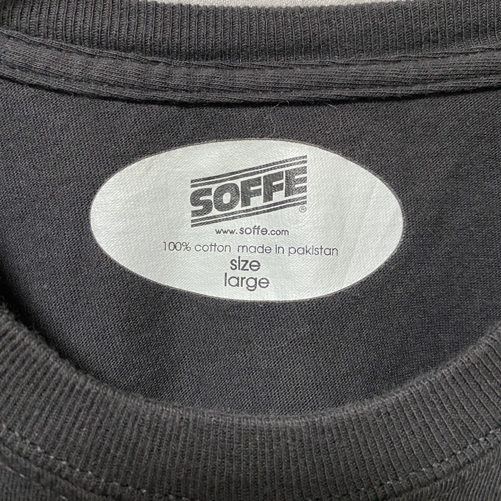 古着 used　SOFFE　Arizona State Sun Devils　アメフト　半袖カレッジプリントTシャツ　黒　ブラック