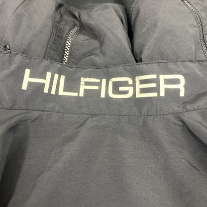 古着 used　Tommy Hilfiger　トミーヒルフィガー　ナイロンジャケット　フルジップ　黒　ブラック