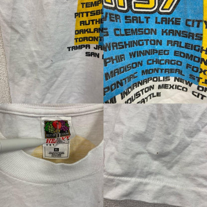 90s　FRUIT OF THE LOOM　U2　ユーツー　半袖バンドTシャツ　ヴィンテージ　白　XLサイズ