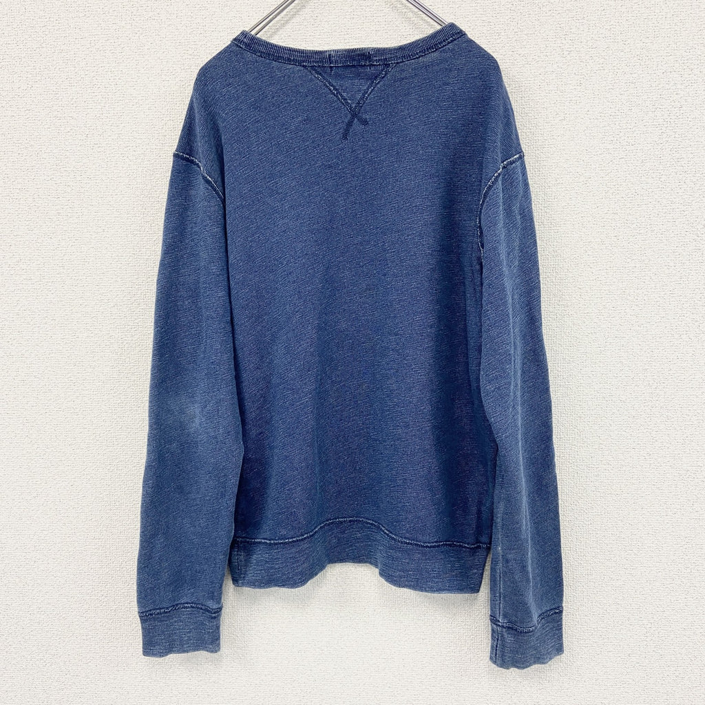POLO RALPH LAUREN　ポロラルフローレン　スウェット/トレーナー　前V　インディゴ　Lサイズ