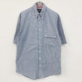～00s　Woolrich　ウールリッチ　半袖ボタンダウンシャツ　ヴィンテージ　ギンガムチェック　青　ブルー　Mサイズ