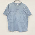 00s　anvil　J-WAVE　半袖プリントTシャツ　ヴィンテージ　ラジオ　水色　ライトブルー　Mサイズ