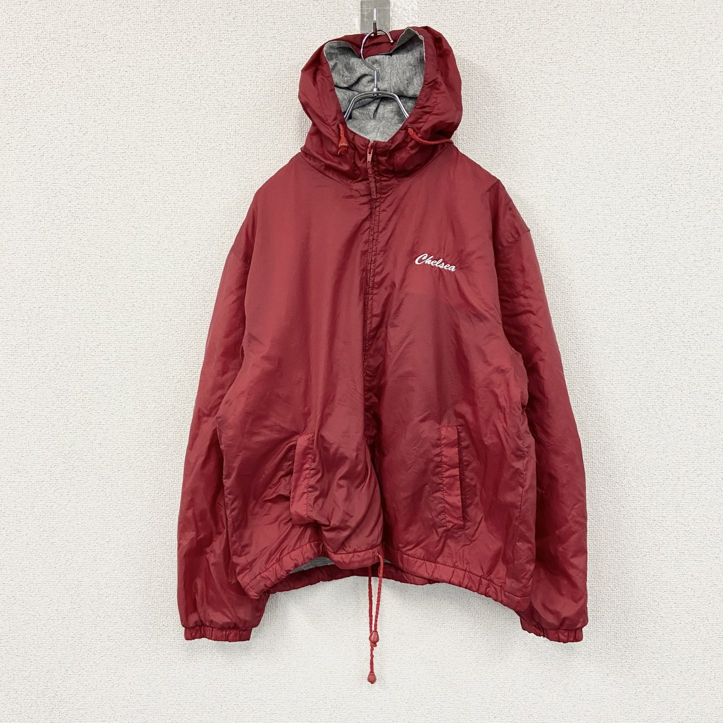 ULTRA CLYB　ナイロンジャケット/フーディー　赤　レッド