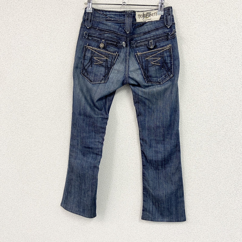 TAVERNITI JEANS　タヴェニティージーンズ　デニムパンツジーンズ　ジップフライ　インディゴ　W24サイズ
