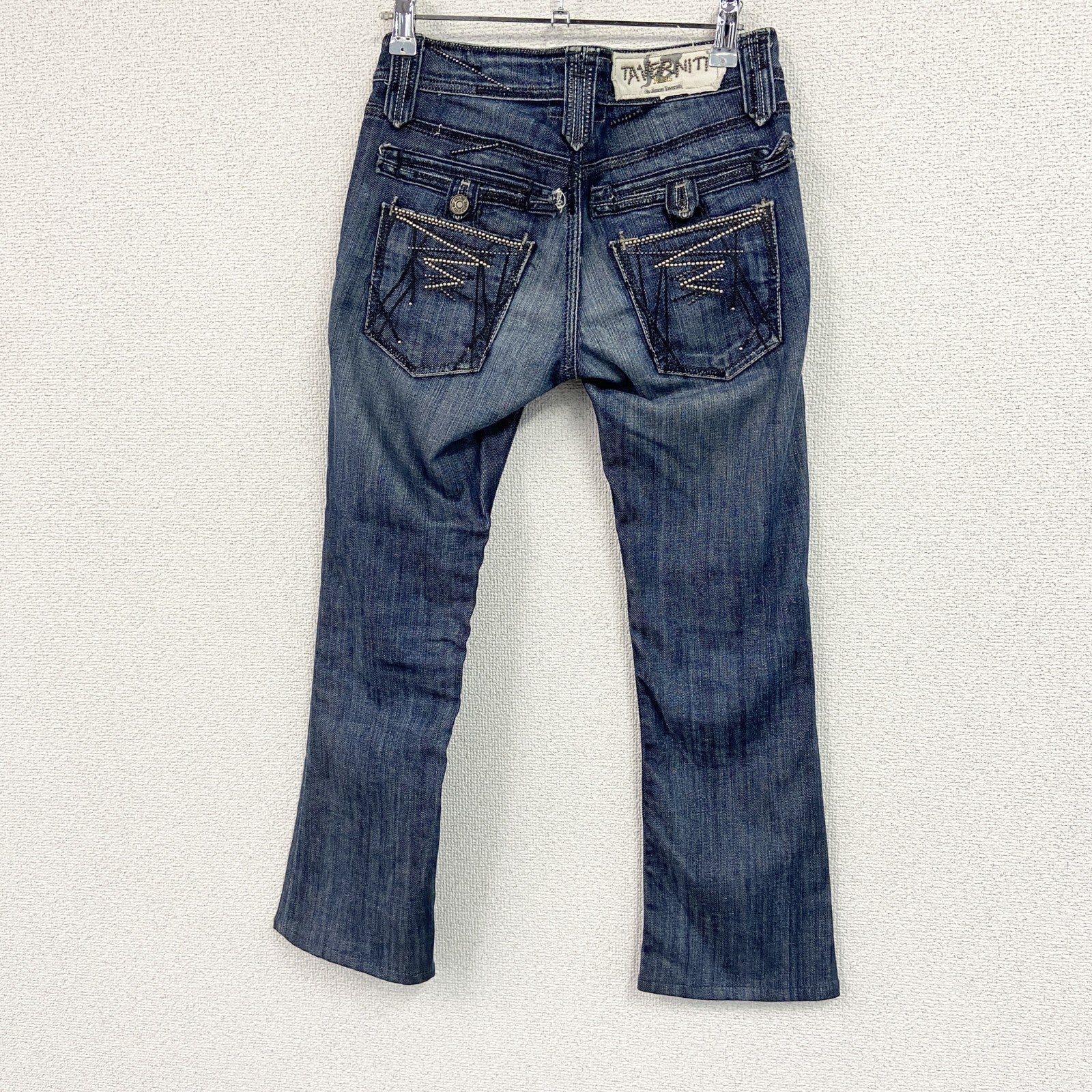 TAVERNITI JEANS　タヴェニティージーンズ　デニムパンツジーンズ　ジップフライ　インディゴ　W24サイズ