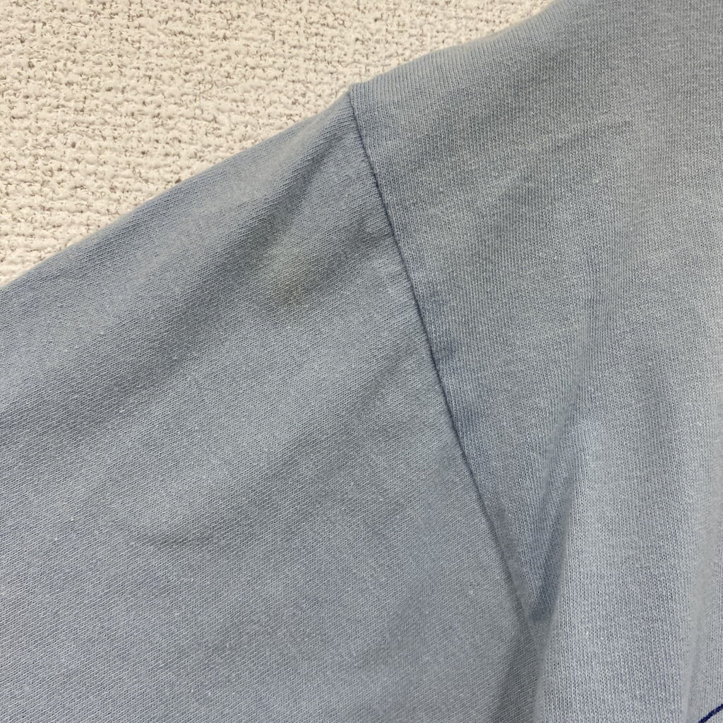 00s　anvil　J-WAVE　半袖プリントTシャツ　ヴィンテージ　ラジオ　水色　ライトブルー　Mサイズ