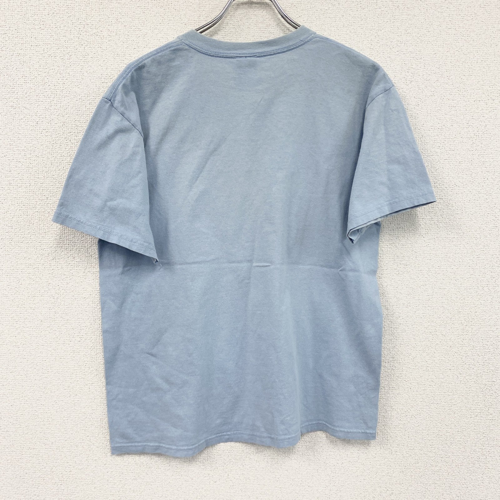 00s　anvil　J-WAVE　半袖プリントTシャツ　ヴィンテージ　ラジオ　水色　ライトブルー　Mサイズ