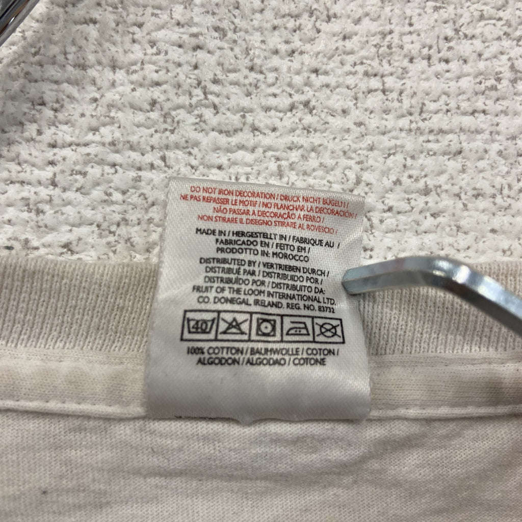 FRUIT OF THE LOOM　フルーツオブザルーム　BEYONCE　ビヨンセ　コンサート半袖Tシャツ　歌手T　人物T　白　ホワイト　Lサイズ