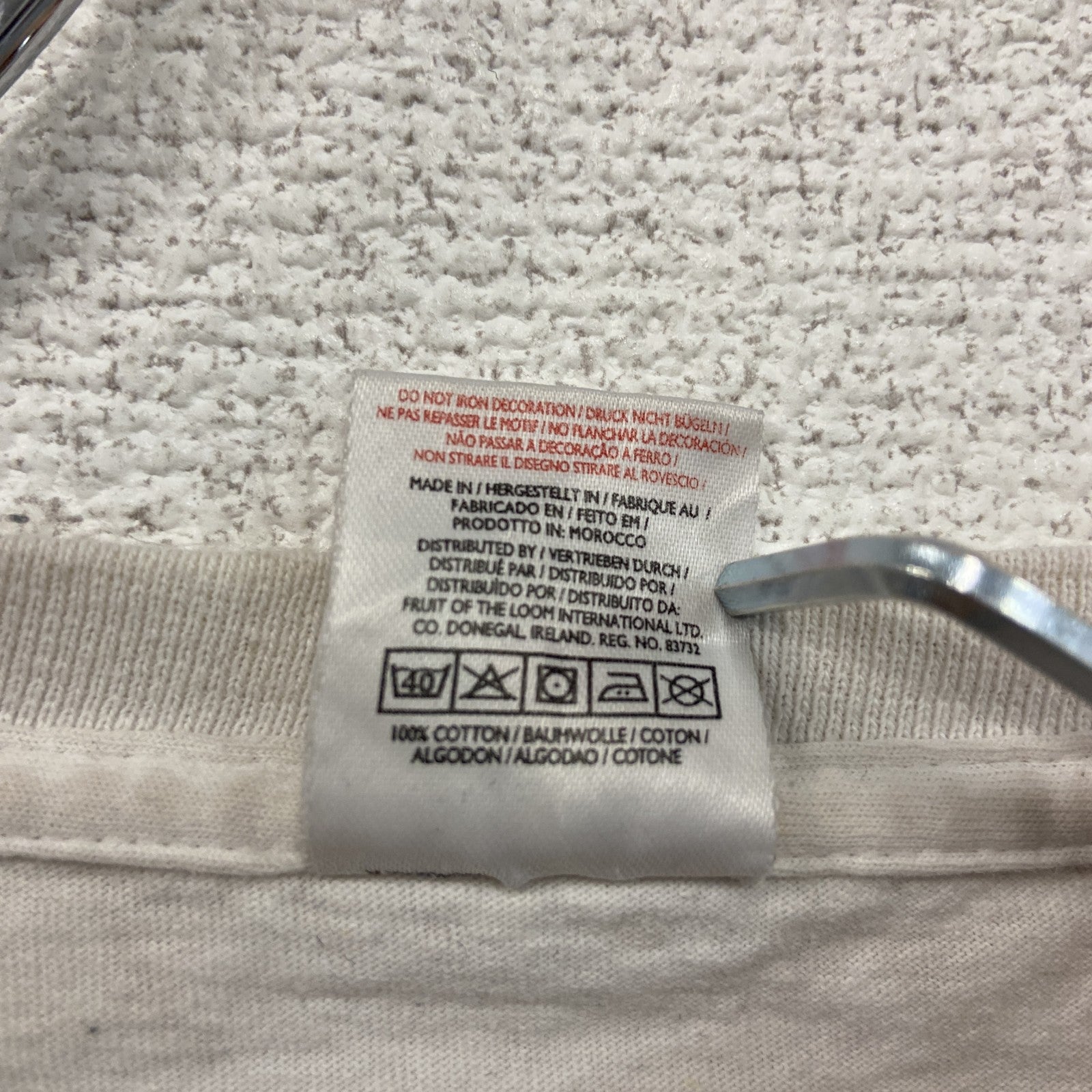 FRUIT OF THE LOOM　フルーツオブザルーム　BEYONCE　ビヨンセ　コンサート半袖Tシャツ　歌手T　人物T　白　ホワイト　Lサイズ