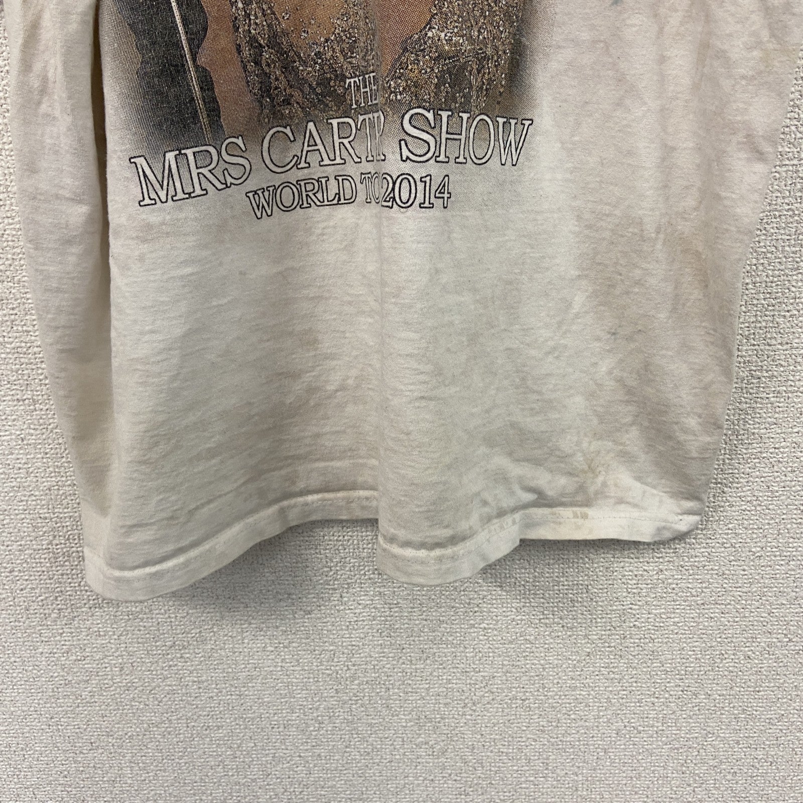 FRUIT OF THE LOOM　フルーツオブザルーム　BEYONCE　ビヨンセ　コンサート半袖Tシャツ　歌手T　人物T　白　ホワイト　Lサイズ