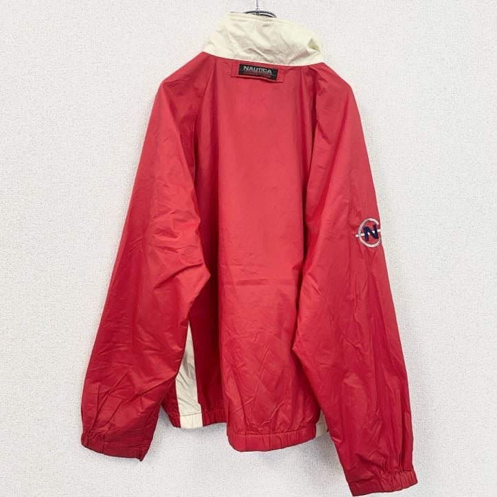 nautica　ノーティカ　ナイロンジャケット　赤　レッド　Lサイズ