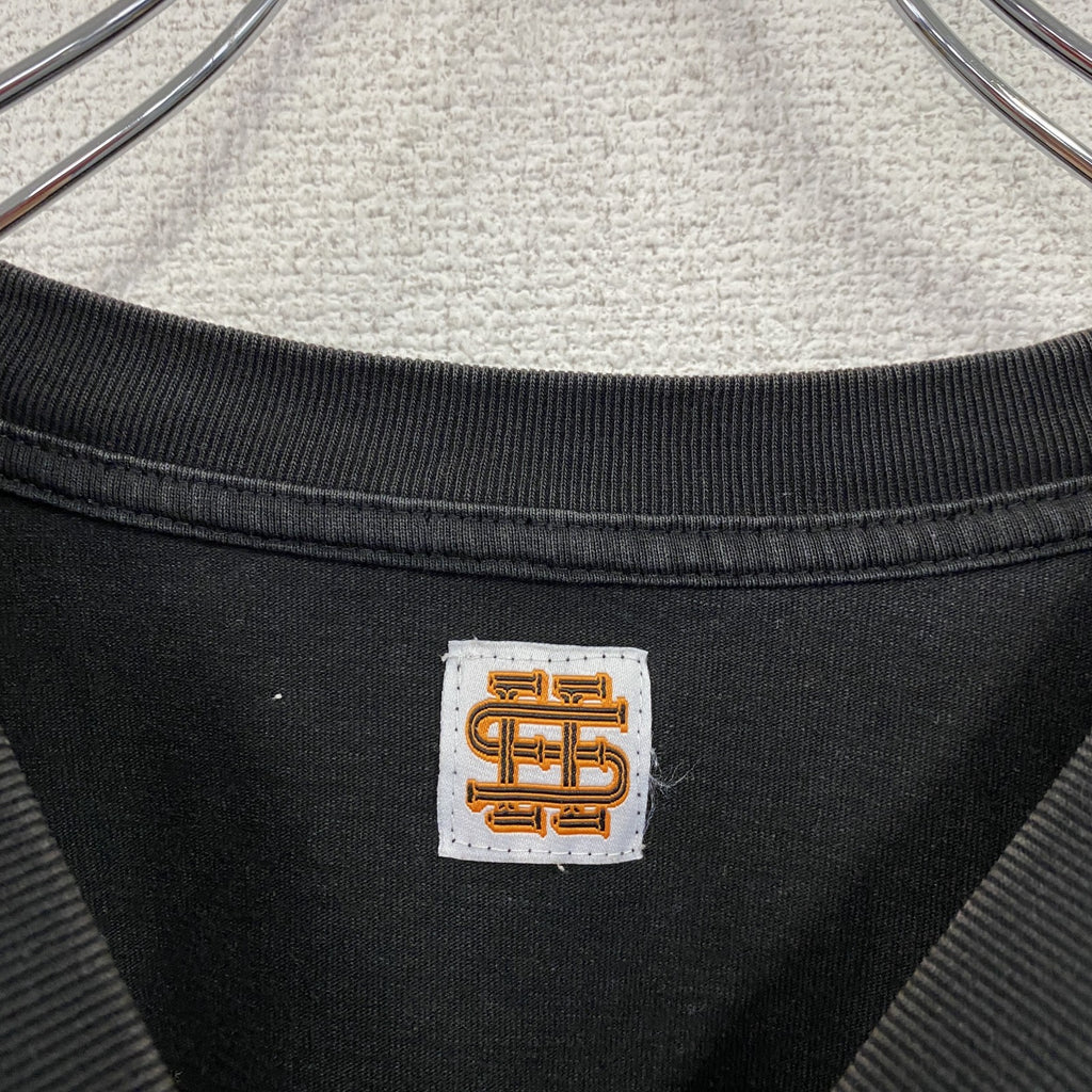 SEE SEE SUPER BIG SS TEE　シーシー　半袖Tシャツ　刺繍ロゴ　黒　ブラック　Mサイズ