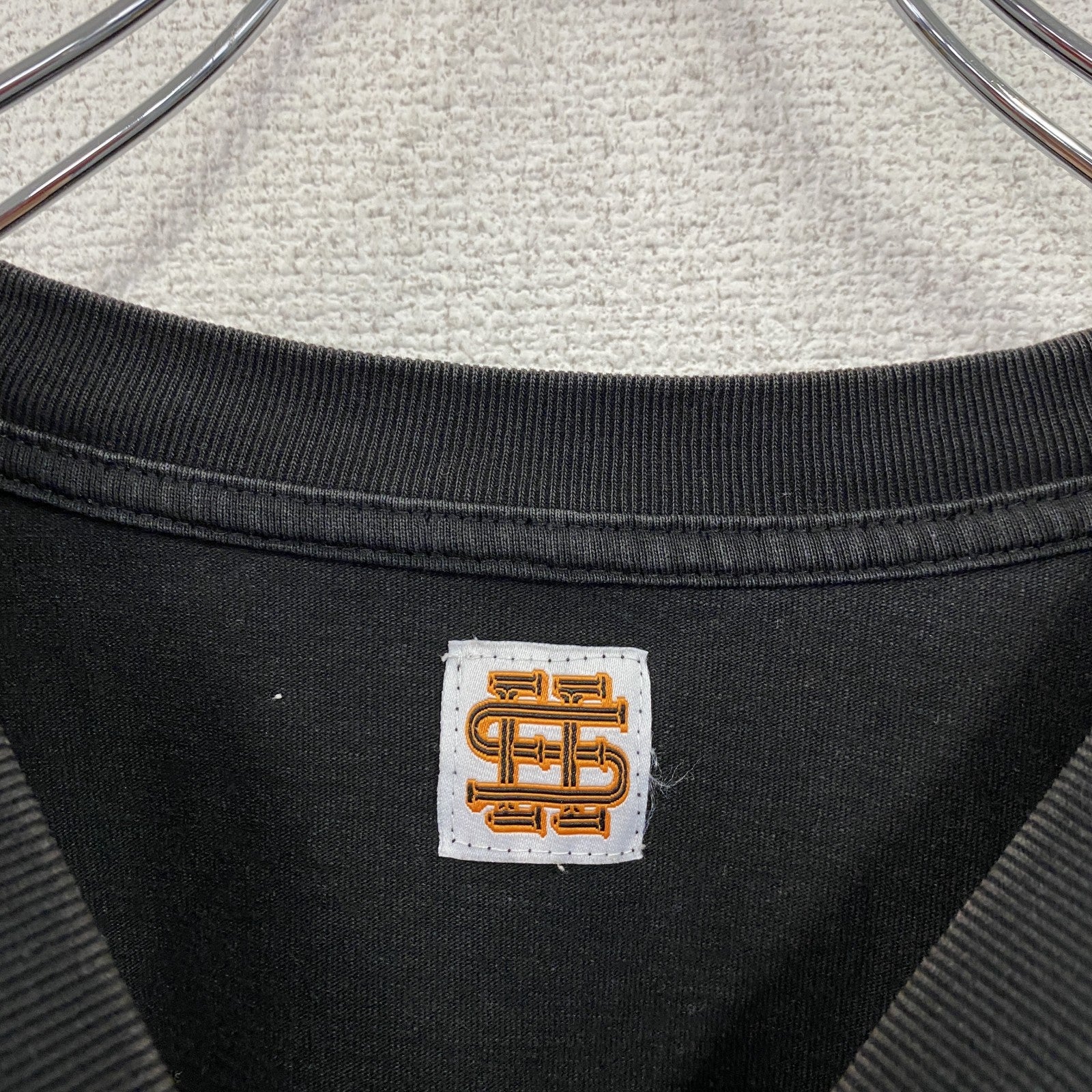 SEE SEE SUPER BIG SS TEE　シーシー　半袖Tシャツ　刺繍ロゴ　黒　ブラック　Mサイズ