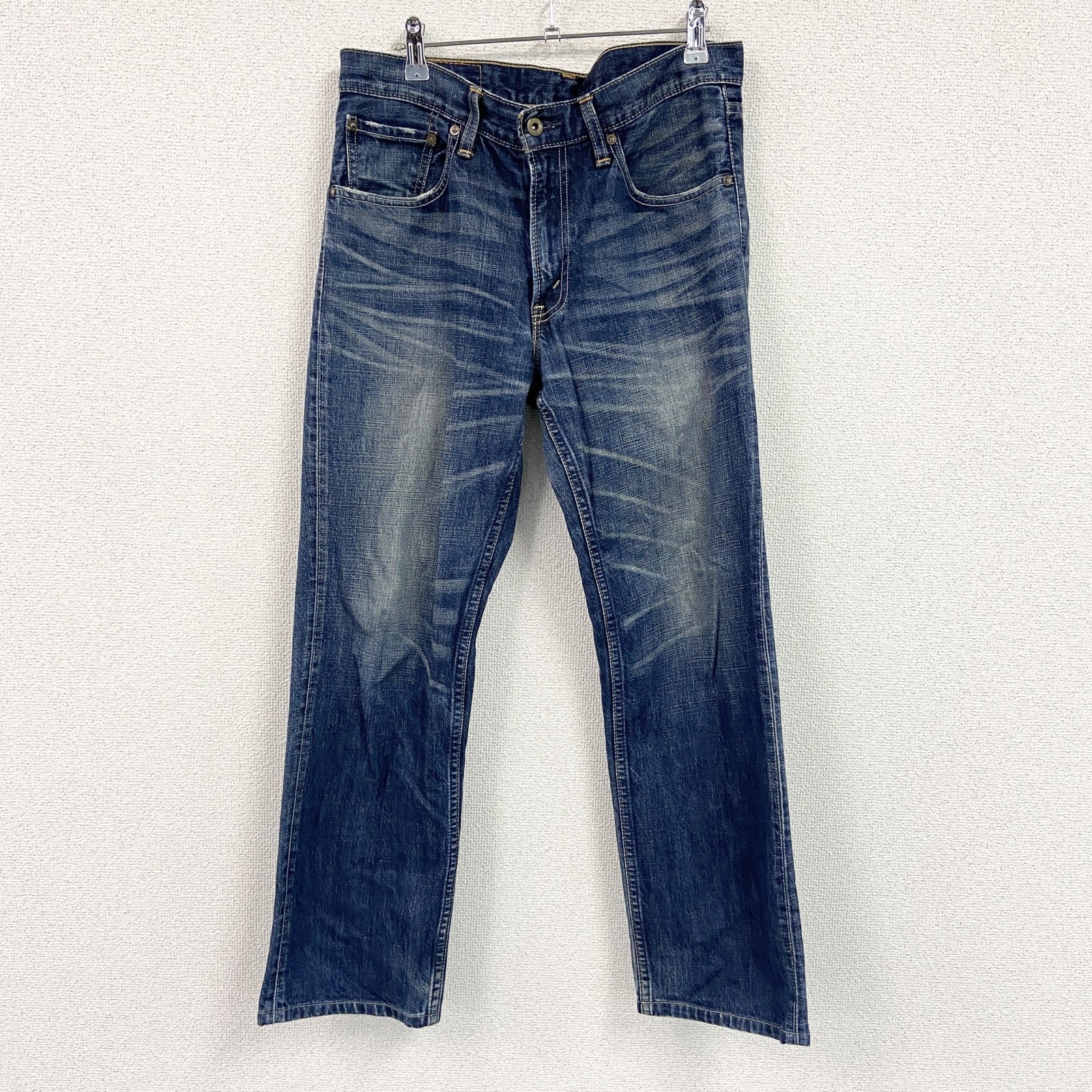 Levi's　リーバイス　502　デニムパンツジーンズ　ジップフライ　インディゴ　W32サイズ